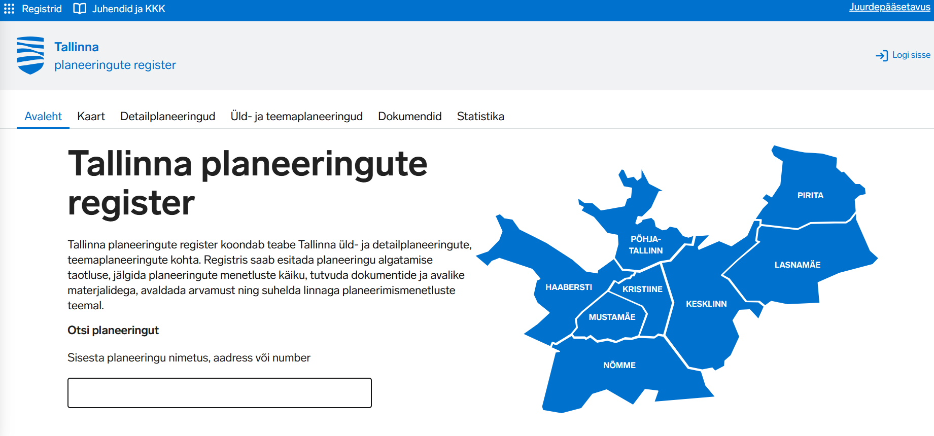 Planning register