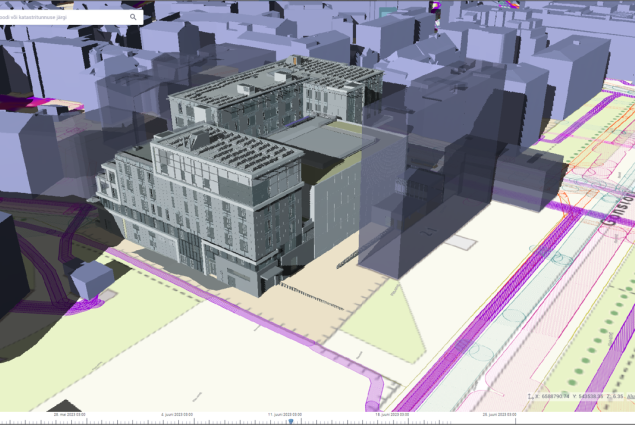 3D twin of Estonian e-construction
